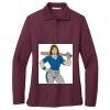 Women's Silk Touch Long Sleeve Polo Thumbnail