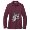 Women's Silk Touch Long Sleeve Polo Thumbnail