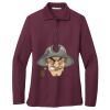 Women's Silk Touch Long Sleeve Polo Thumbnail