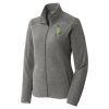 Women's Heather Microfleece Full Zip Jacket Thumbnail