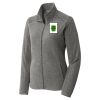 Women's Heather Microfleece Full Zip Jacket Thumbnail