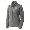 Women's Heather Microfleece Full Zip Jacket Thumbnail